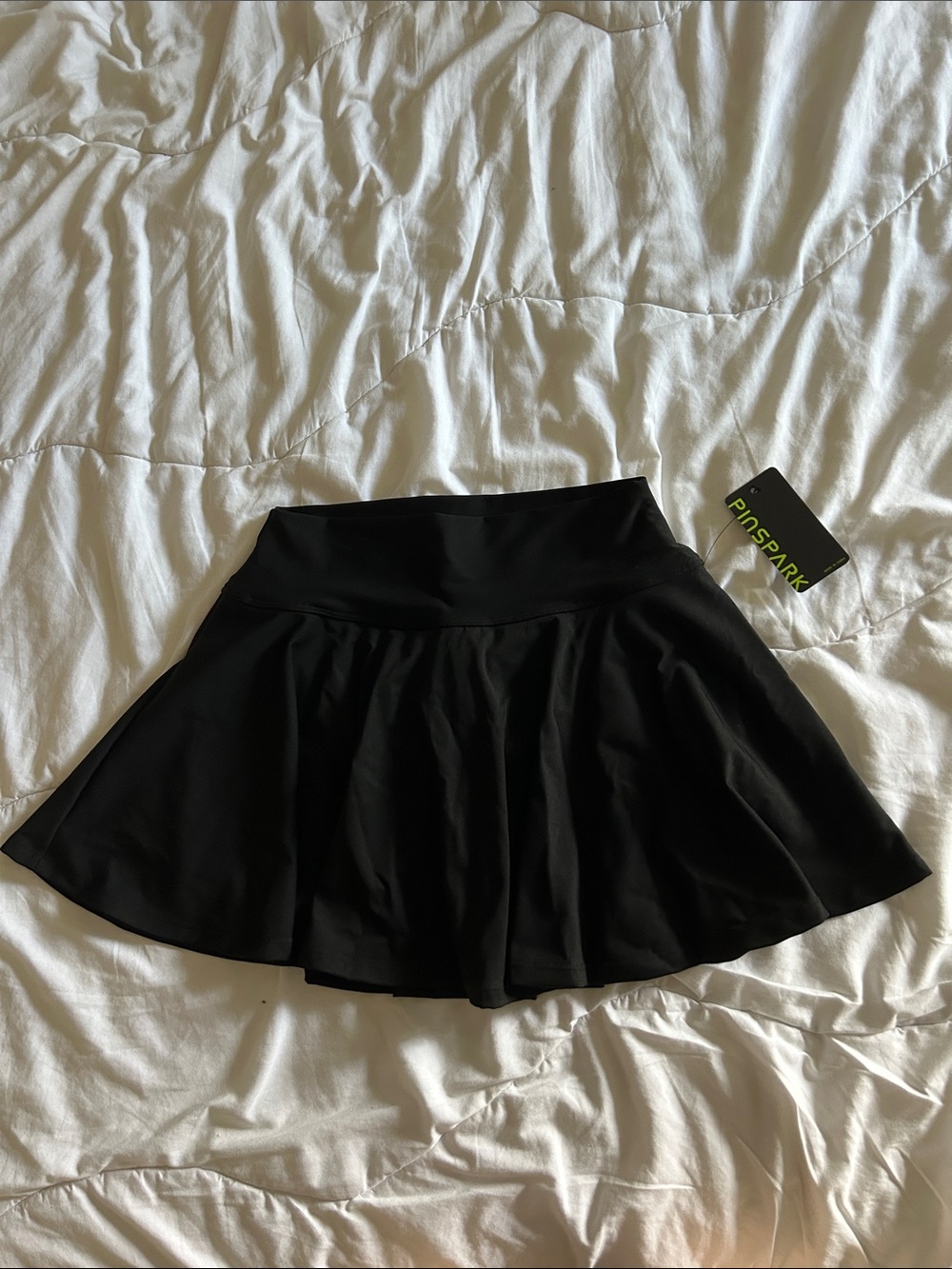 Pinspark NWT Black Flared A-Line tennis pickleball Skort